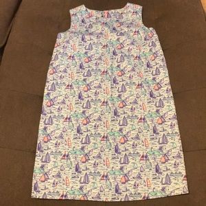 Vineyard Vines Sailing Diamond Back Dress Girls 12